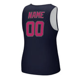 Custom Navy Pink Men's Tank Top