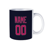 Custom Navy Pink Mug