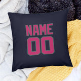Custom Navy Pink Pillowcase