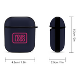 Custom Navy Pink AirPods Case
