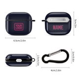 Custom Navy Pink AirPods Case (3rd Generation)