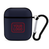 Custom Navy Crimson Red AirPods Case