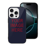 Custom Navy Crimson Red Phone Case