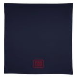 Custom Navy Orange Square Table Cloth