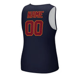 Custom Navy Crimson Red Men's Tank Top