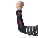 Custom Navy Crimson Red Arm Sleeve