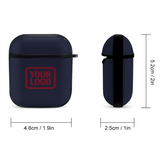 Custom Navy Crimson Red AirPods Case