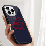 Custom Navy Crimson Red Phone Case