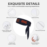 Custom Navy Crimson Red Headband