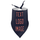 Custom Navy Copper Rose Pet Scarf