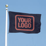 Custom Navy Copper Rose Flag
