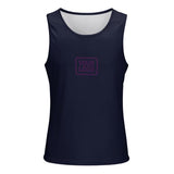 Custom Navy Purple Men's Tank Top