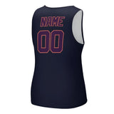 Custom Navy Purple Men's Tank Top