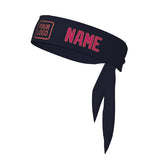 Custom Navy Pink Headband