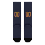 Custom Navy Khaki Knee-High Sock