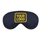 Custom Navy Gold Sleep Mask