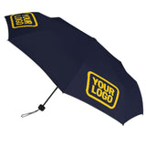 Custom Navy Gold Automatic Umbrella