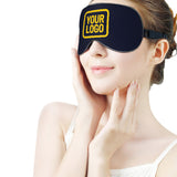 Custom Navy Gold Sleep Mask