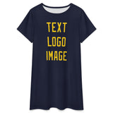 Custom Navy Gold Nachthemd