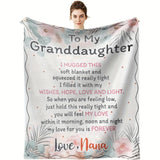 Gifts for Granddaughter Blanket - My Love for You is Forever,” From Nana, Birthday, Christmas, Everyday Encouragement, Inspirational