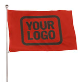 Custom Orange Red Brown Flag