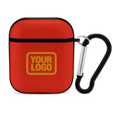Custom Orange Red Yellow AirPods Case