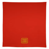 Custom Orange Red Brown Square Table Cloth