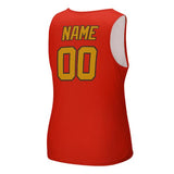 Custom Orange Red Yellow Men's Tank Top