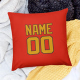 Custom Orange Red Yellow Pillowcase