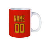 Custom Orange Red Yellow Mug