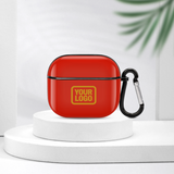Custom Orange Red Yellow AirPods Case (3rd Generation)