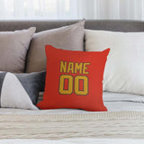 Custom Orange Red Yellow Pillowcase