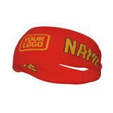 Custom Orange Red Yellow Sports headband