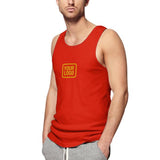 Custom Orange Red Yellow Men's Tank Top
