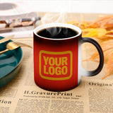 Custom Orange Red Yellow Magic Mug