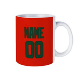 Custom Orange Red Green Mug