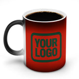 Custom Orange Red Green Magic Mug