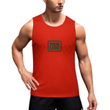 Custom Orange Red Green Men's Tank Top
