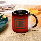 Custom Orange Red Green Magic Mug