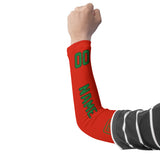 Custom Orange Red Emerald Green Arm Sleeve