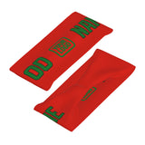 Custom Orange Red Emerald Green Sports headband