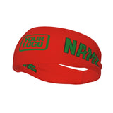 Custom Orange Red Emerald Green Sports headband