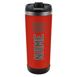 Custom Orange Red Dark Grey Stainless Steel Water Cup