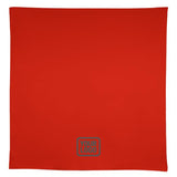 Custom Orange Red Gray Square Table Cloth