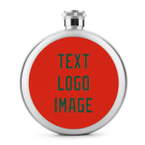 Custom Orange Red Green Hip Flask