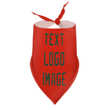 Custom Orange Red Green Pet Scarf