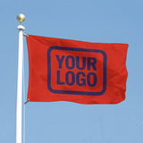 Custom Orange Red Purple Flag
