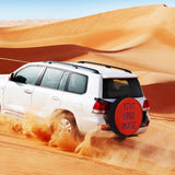 Custom Orange Red Purple Truck Tires