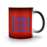 Custom Orange Red Light Purple Magic Mug