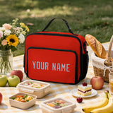Custom Orange Red Light Blue Lunch Bag